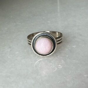 NWOT Sundance Pink Sands Ring, Pink Opal, Sterling Silver